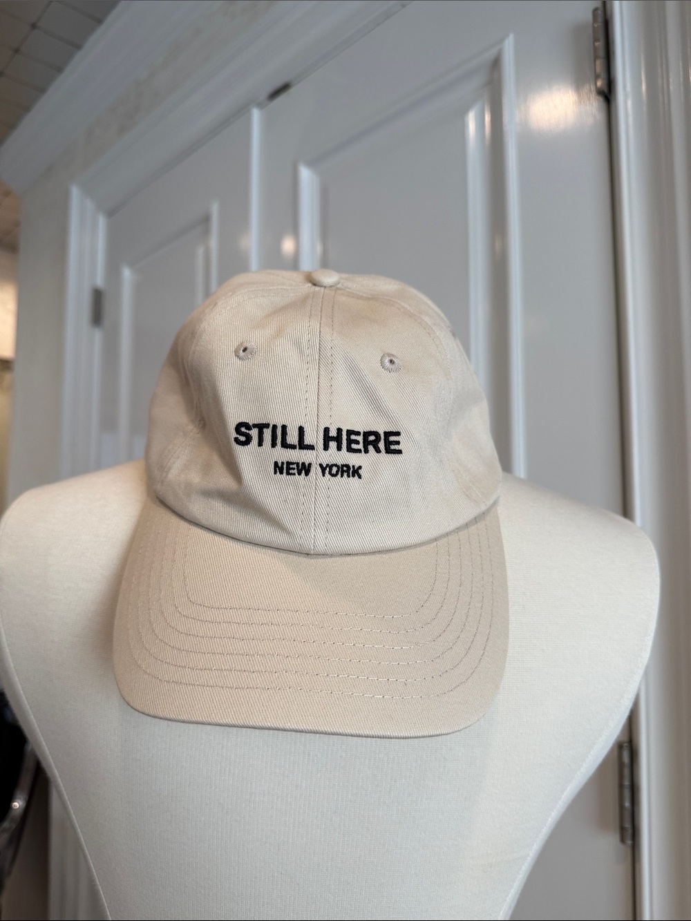 Still Here New York Beige Baseball Cap